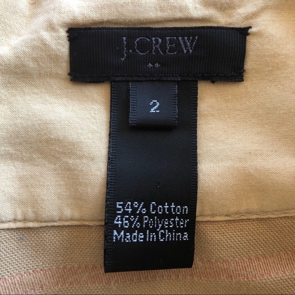 J CREW Factory Tan & Coral Striped Pencil Skirt - Picture 3 of 11